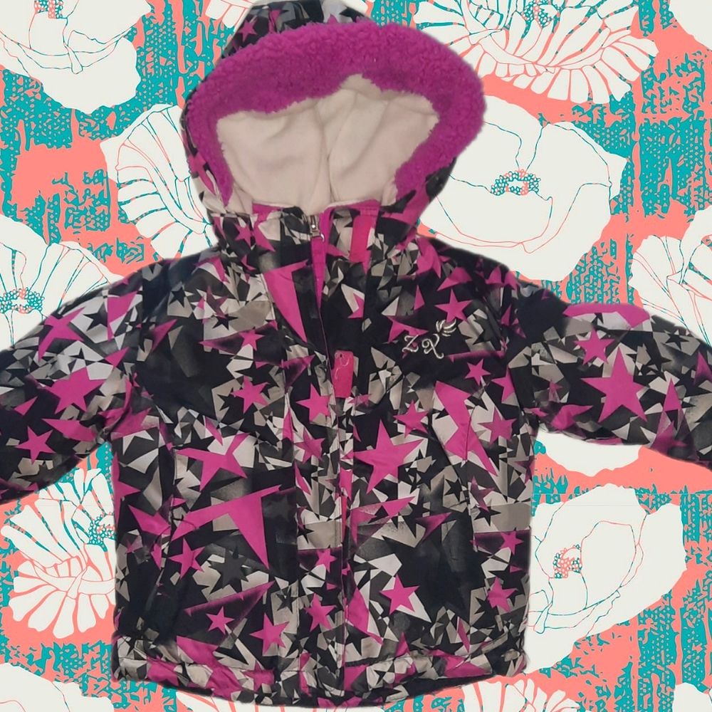 Girls 18 Month Pink & Gray ZeroXposur Winter Coat